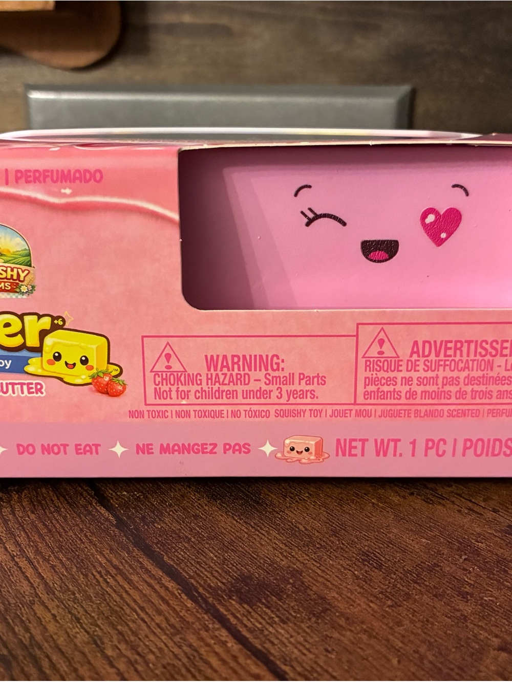 Pink Scented Squishy Food Toy - Strawberry